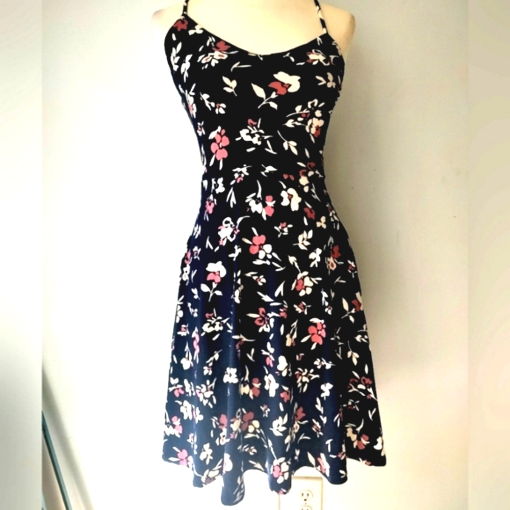 Nine Britton Floral Print Sleeveless Women's Dress Size XSP
